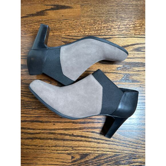 Abeo VICTORY Chelsea Elastic Slip On Heel Boots Booties Womens Size 9 - Picture 6 of 9